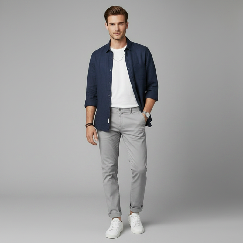 Albert Slim Fit Chino Trousers | Men's Trousers