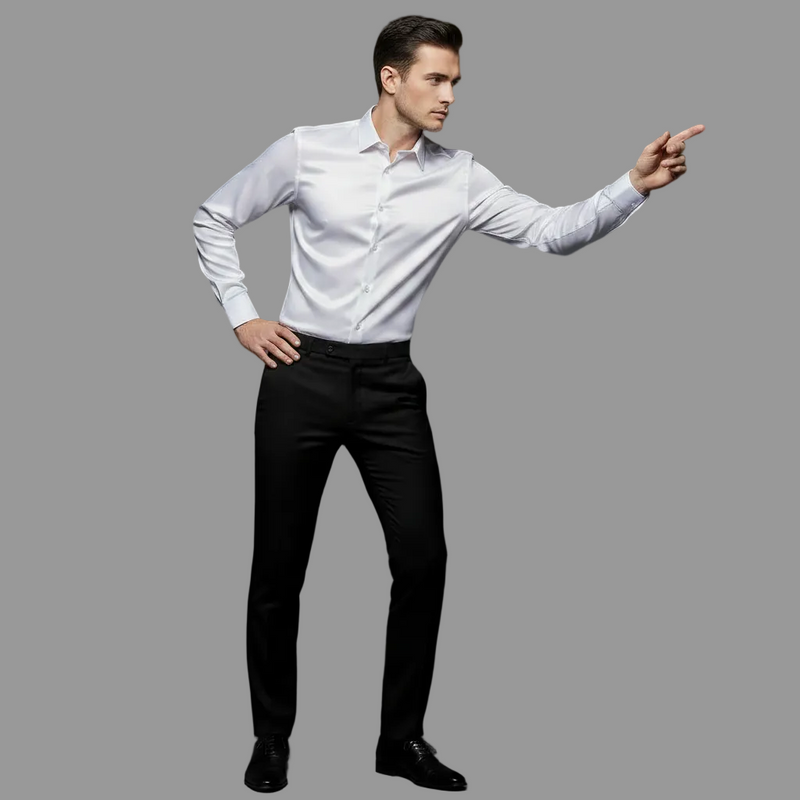 Jethro | Men's Dress Shirt Wrinkle-Free Casual & Formal Wear