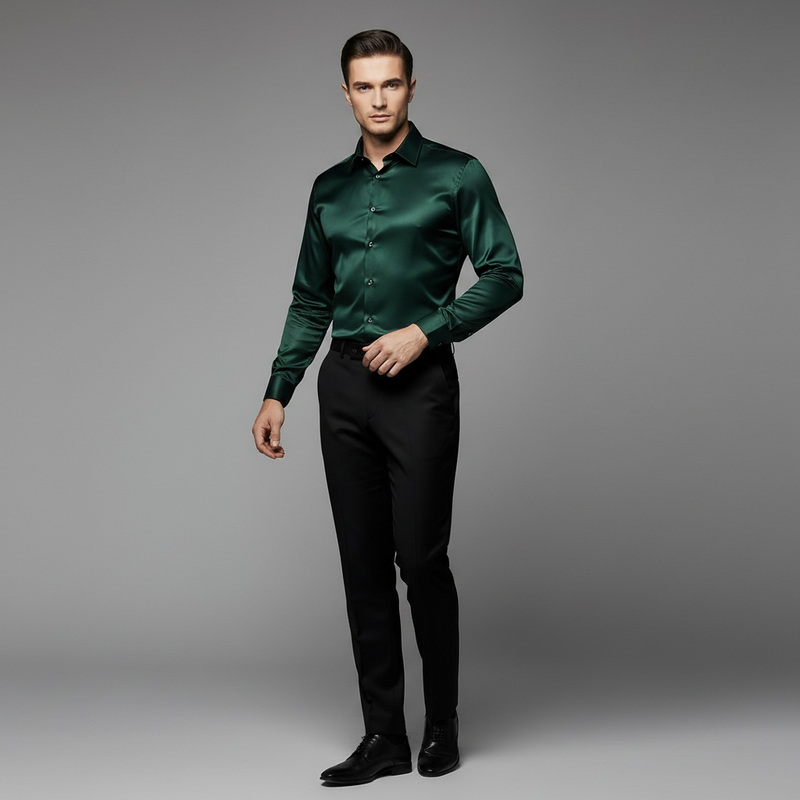Jethro | Men's Dress Shirt Wrinkle-Free Casual & Formal Wear