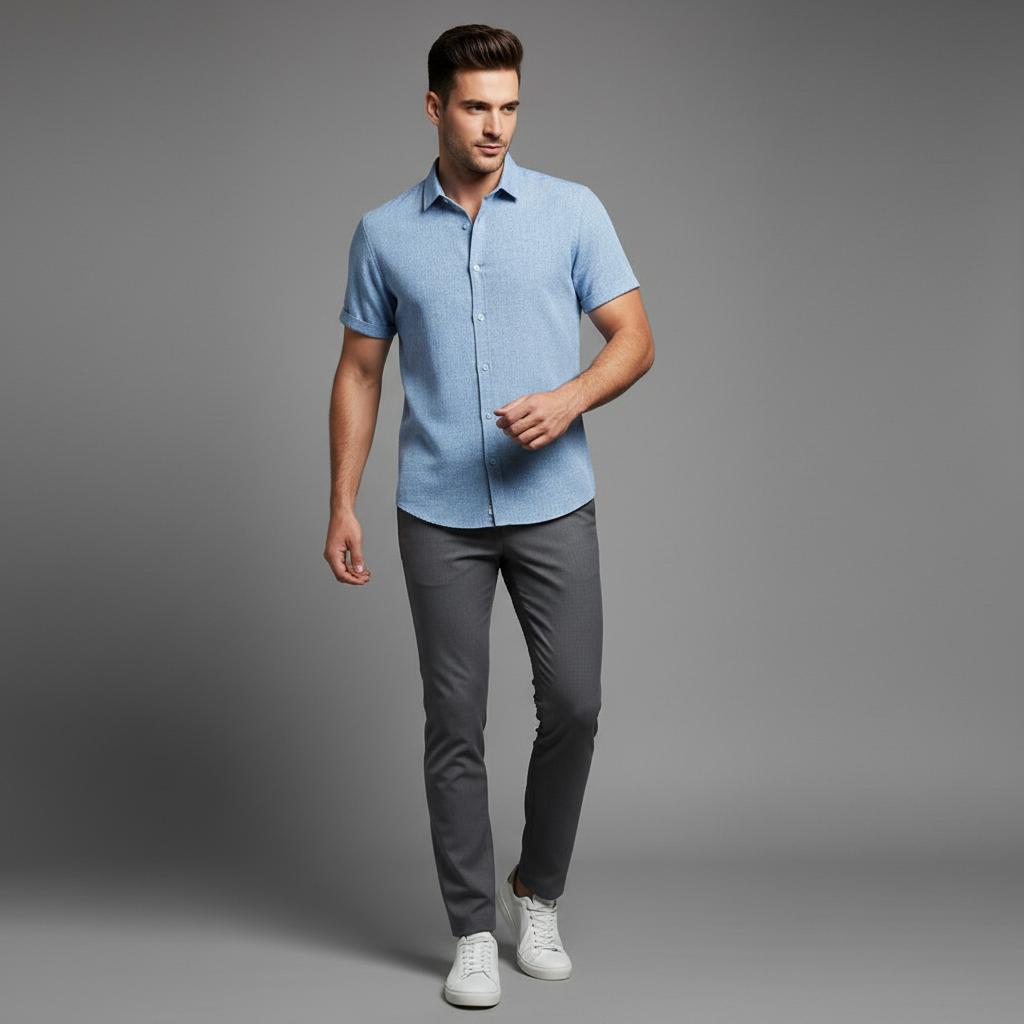 Men's Casual Summer Shirt | Elegant Leisure Blouse
