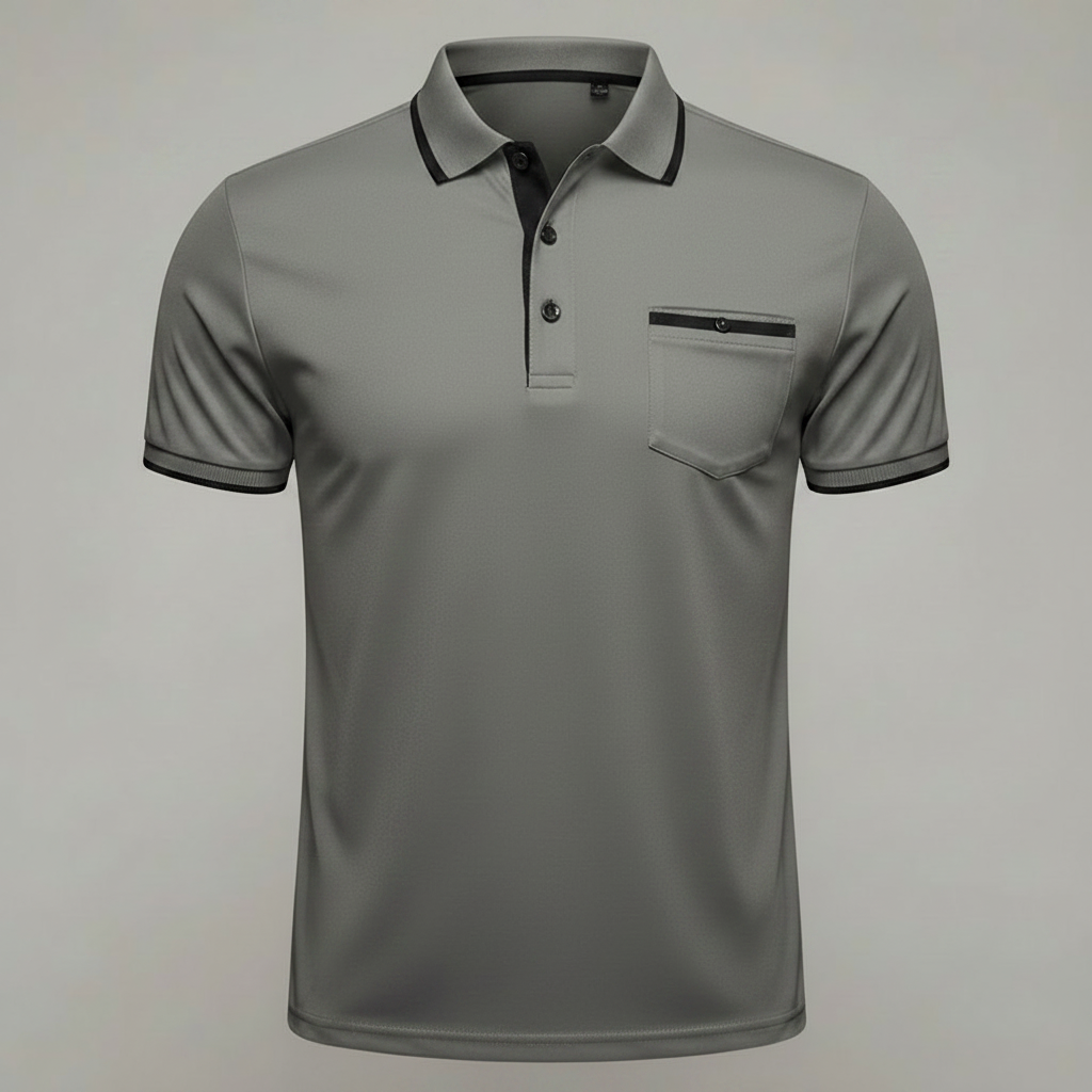 Elegant Men's Polo Shirt | Classic Fit Casual Wear