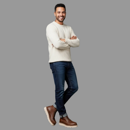 Men's Lace-Up Ankle Boots | Stylish Mens Short Boots