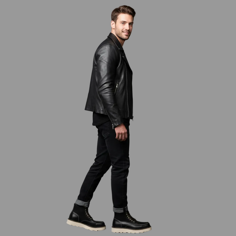 Men's Lace-Up Ankle Boots | Stylish Mens Short Boots