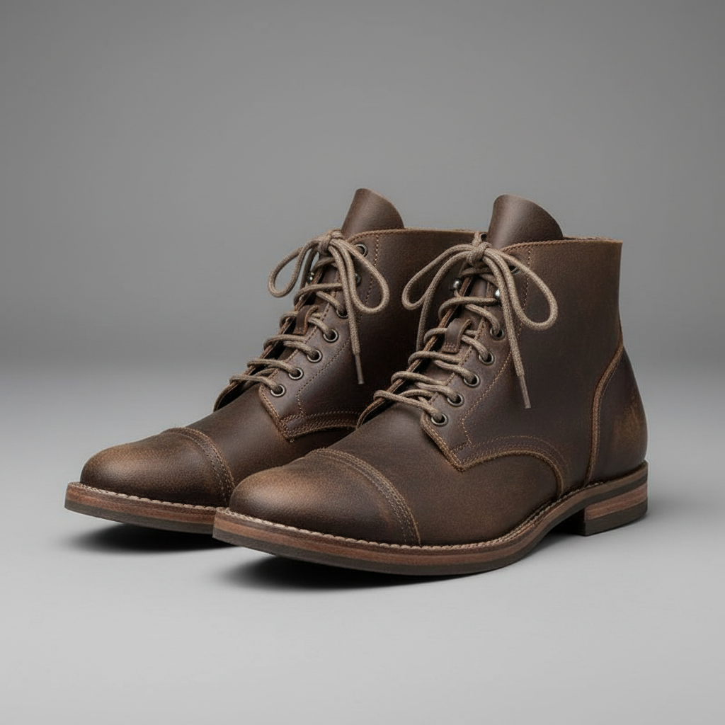 Men's Lace-Up Ankle Boots | Durable Work Footwear
