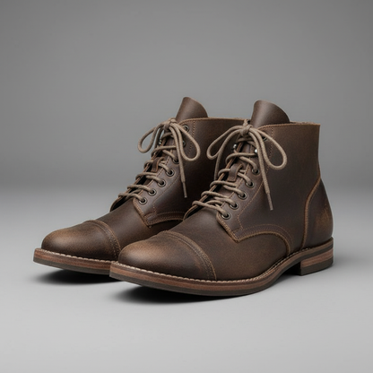 Men's Lace-Up Ankle Boots | Durable Work Footwear