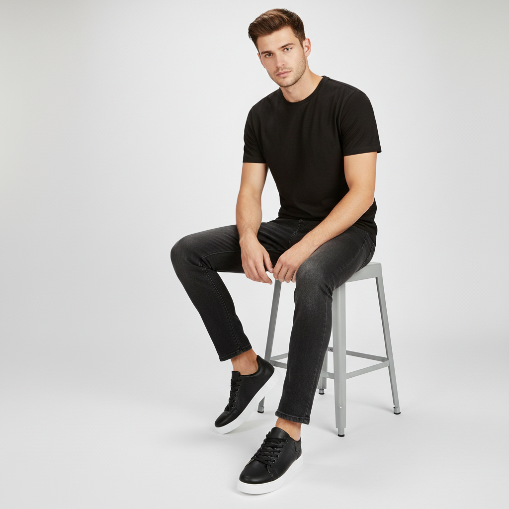 Men's Low-Top Sneakers | Casual Lace-Up Trainers
