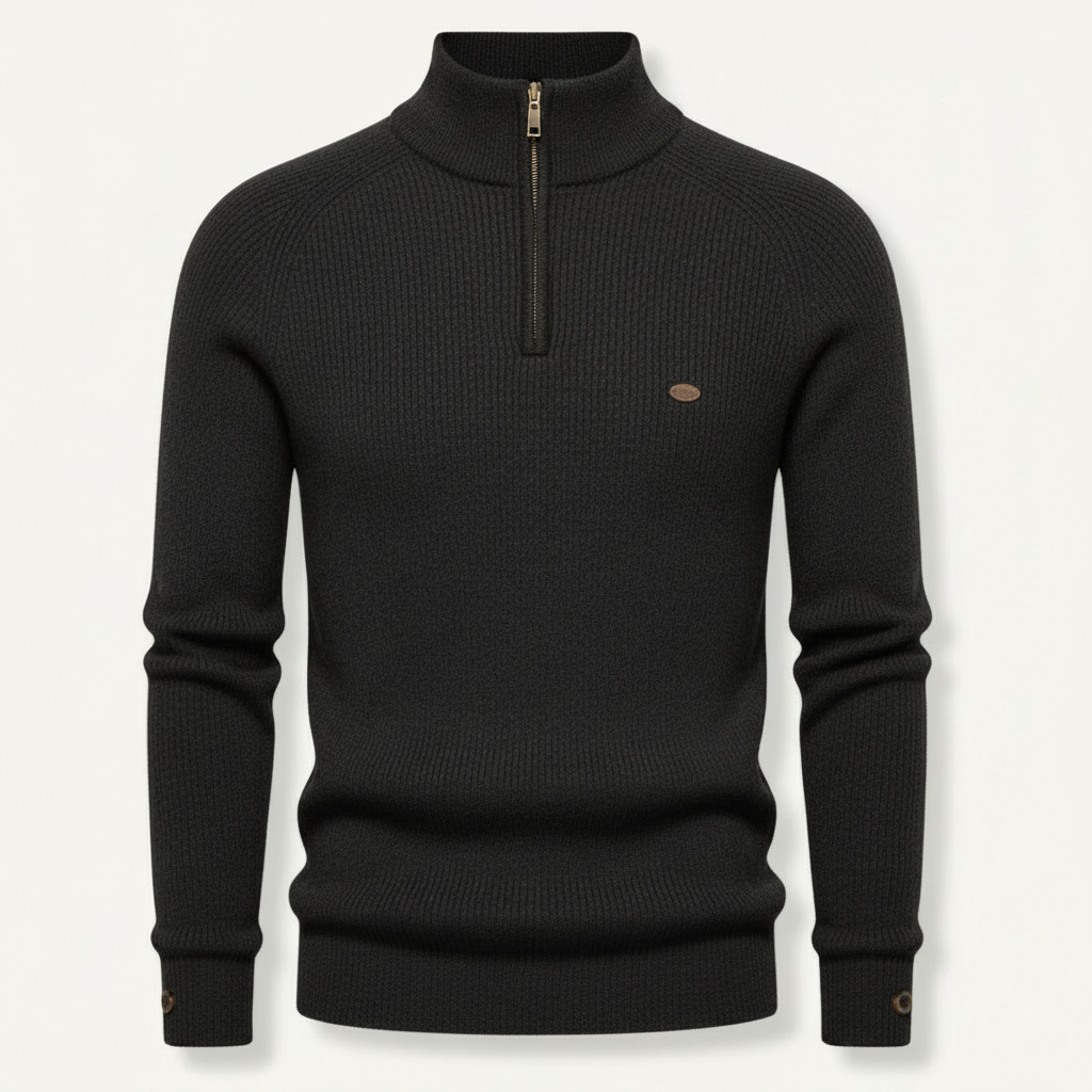 Men's Slim Fit Half-Zip Jumper | Stylish Knitwear