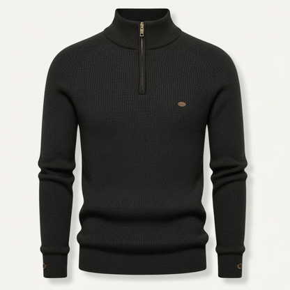 Men's Slim Fit Half-Zip Jumper | Stylish Knitwear