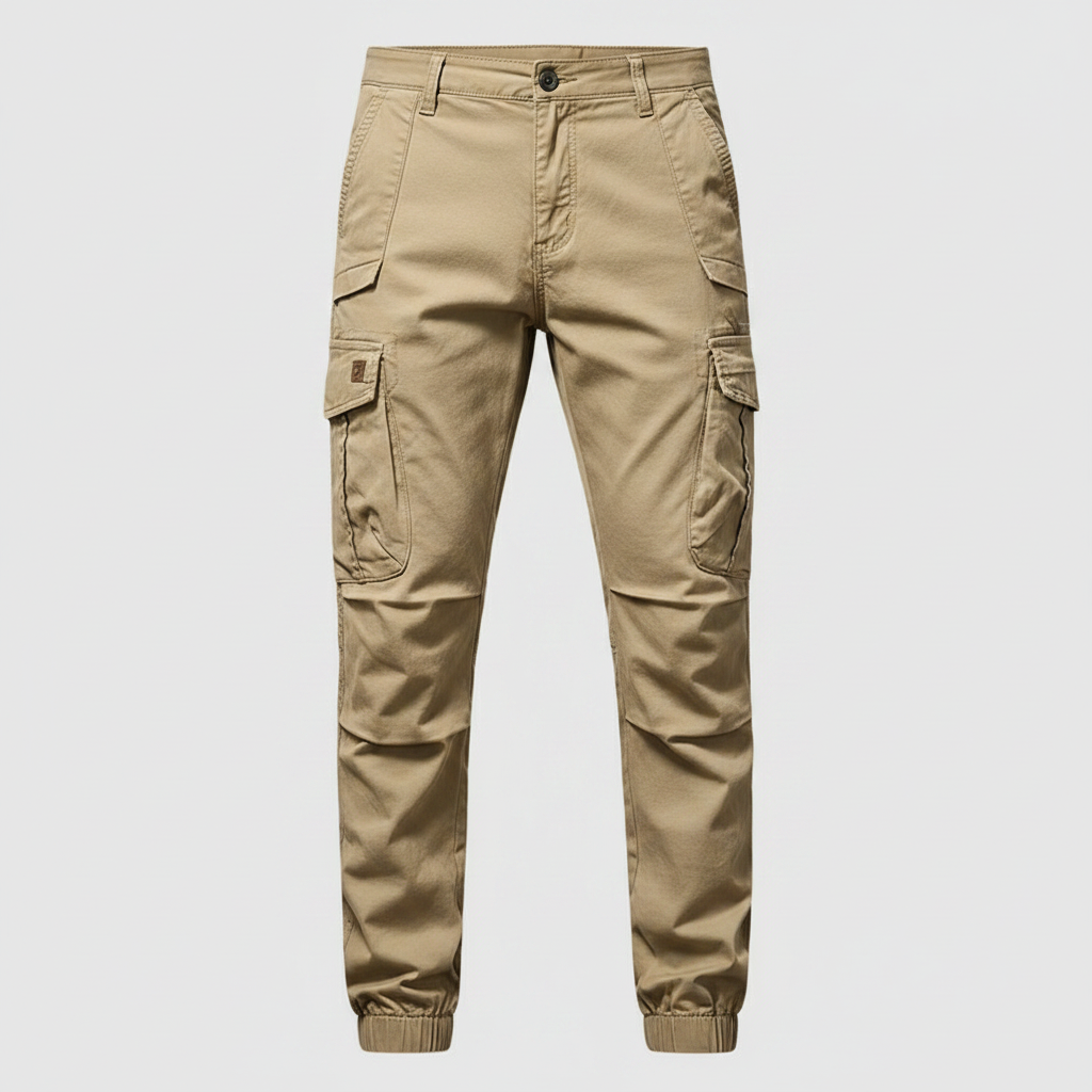 Black Cargo Pants | Men's Tactical Multi-Pocket Trousers