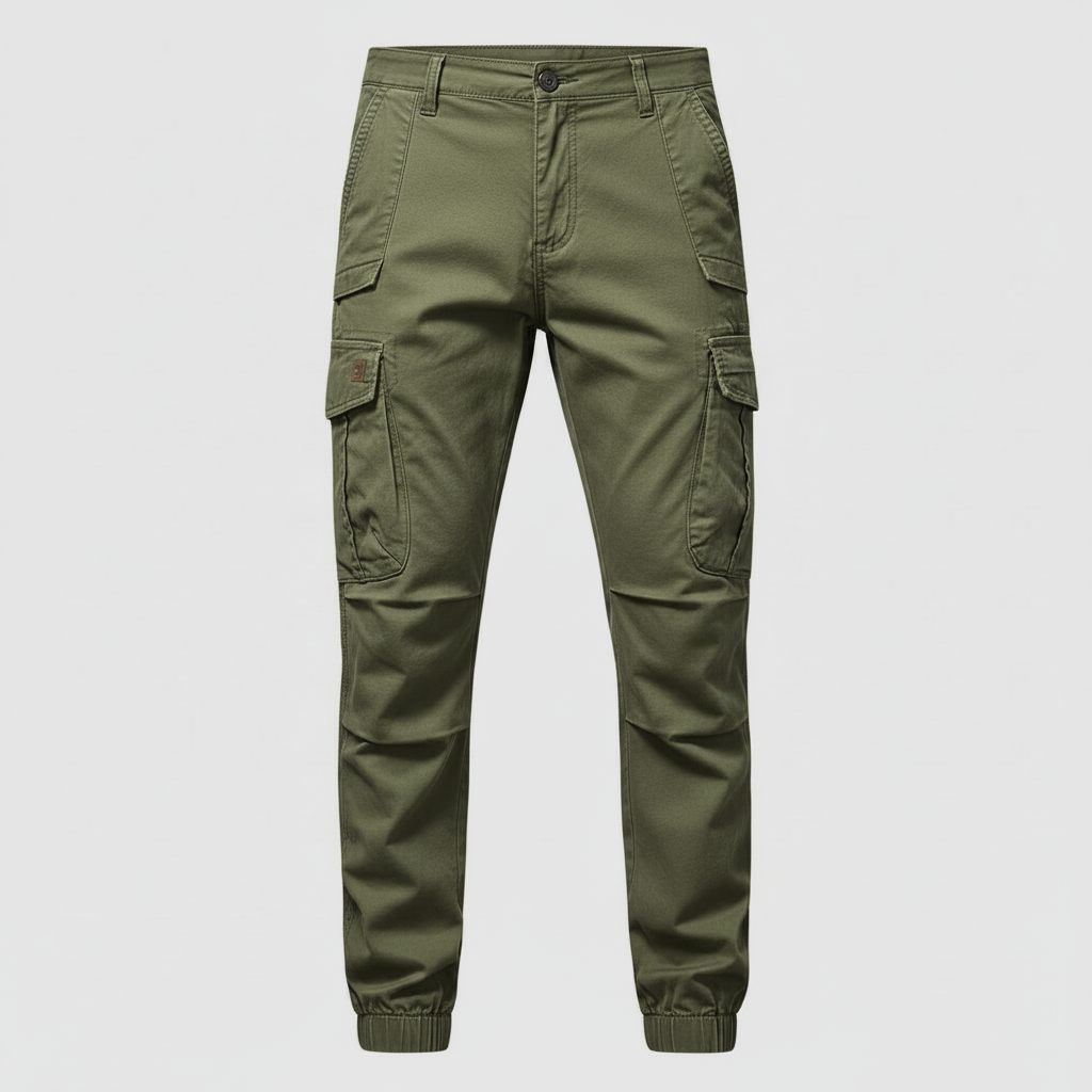 Black Cargo Pants | Men's Tactical Multi-Pocket Trousers
