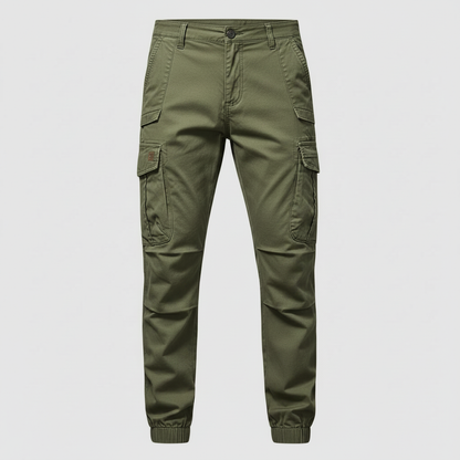 Black Cargo Pants | Men's Tactical Multi-Pocket Trousers