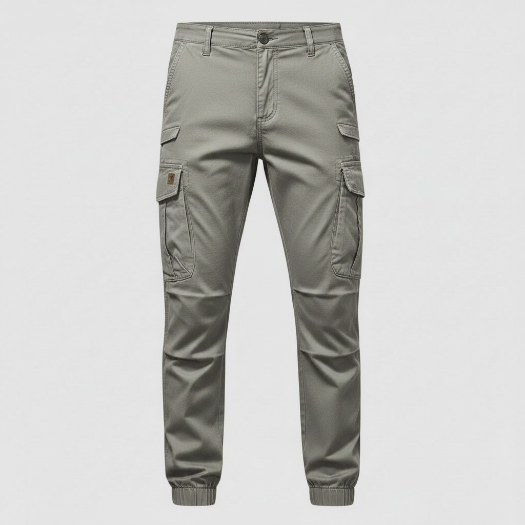 Black Cargo Pants | Men's Tactical Multi-Pocket Trousers